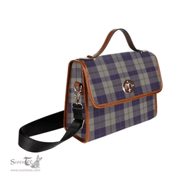 Scottish Canvas Bag Cunningham Dress Blue Dancers Clan Tartan Waterproof Canvas Bag - Classic Scottish Plaid Tartan Plaid