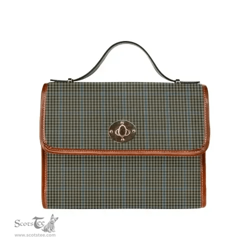 Scottish Canvas Bag Haig Check Clan Tartan Waterproof Canvas Bag - Classic Scottish Plaid Tartan Plaid