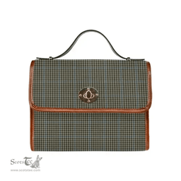 Scottish Canvas Bag Haig Check Clan Tartan Waterproof Canvas Bag - Classic Scottish Plaid Tartan Plaid