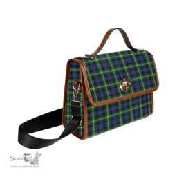 Scottish Canvas Bag Baillie Modern Clan Tartan Waterproof Canvas Bag - Classic Scottish Plaid Tartan Plaid