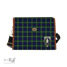 Scottish Canvas Bag Lamont Clan Clan Tartan Waterproof Canvas Bag - Crest Classic Scottish Plaid Tartan Plaid