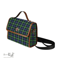 Scottish Canvas Bag Baillie Modern Clan Tartan Waterproof Canvas Bag - Classic Scottish Plaid Tartan Plaid