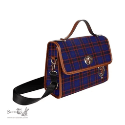 Scottish Canvas Bag Wedderburn Clan Clan Tartan Waterproof Canvas Bag - Crest Classic Scottish Plaid Tartan Plaid