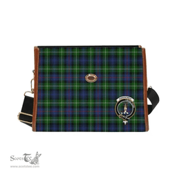 Scottish Canvas Bag Kirkpatrick Clan Clan Tartan Waterproof Canvas Bag - Crest Classic Scottish Plaid Tartan Plaid