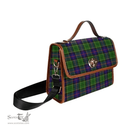 Scottish Canvas Bag Forsyth Modern Clan Tartan Waterproof Canvas Bag - Classic Scottish Plaid Tartan Plaid