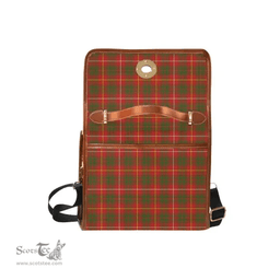 Scottish Canvas Bag Bruce Modern Clan Tartan Waterproof Canvas Bag - Classic Scottish Plaid Tartan Plaid