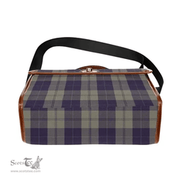 Scottish Canvas Bag Cunningham Dress Blue Dancers Clan Tartan Waterproof Canvas Bag - Classic Scottish Plaid Tartan Plaid