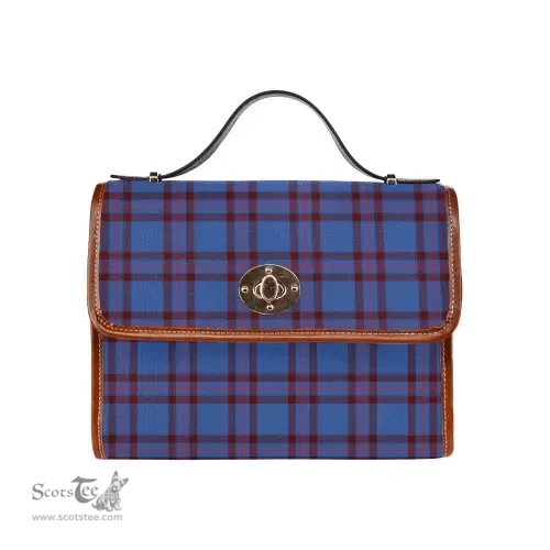 Scottish Canvas Bag Elliot Modern Clan Tartan Waterproof Canvas Bag - Classic Scottish Plaid Tartan Plaid