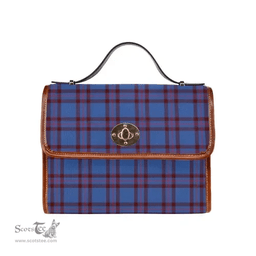 Scottish Canvas Bag Elliot Modern Clan Tartan Waterproof Canvas Bag - Classic Scottish Plaid Tartan Plaid