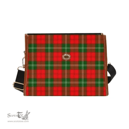 Scottish Canvas Bag Lennox Modern Clan Tartan Waterproof Canvas Bag - Classic Scottish Plaid Tartan Plaid