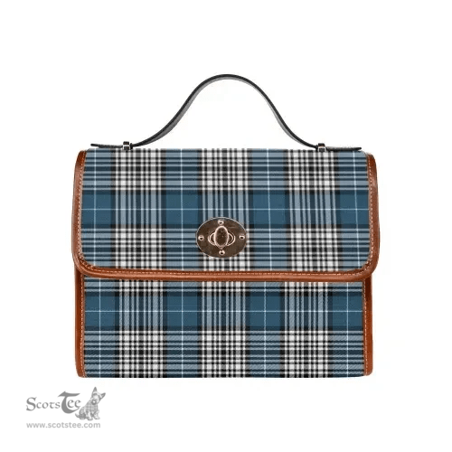 Scottish Canvas Bag Napier Modern Clan Tartan Waterproof Canvas Bag - Classic Scottish Plaid Tartan Plaid