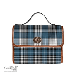 Scottish Canvas Bag Napier Modern Clan Tartan Waterproof Canvas Bag - Classic Scottish Plaid Tartan Plaid