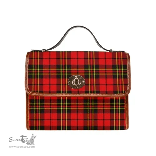 Scottish Canvas Bag Brodie Modern Clan Tartan Waterproof Canvas Bag - Classic Scottish Plaid Tartan Plaid