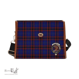 Scottish Canvas Bag Wedderburn Clan Clan Tartan Waterproof Canvas Bag - Crest Classic Scottish Plaid Tartan Plaid