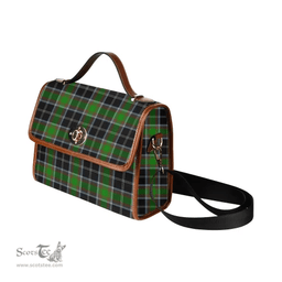 Scottish Canvas Bag Webster Clan Tartan Waterproof Canvas Bag - Classic Scottish Plaid Tartan Plaid