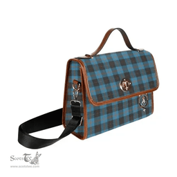 Scottish Canvas Bag Garden Clan Clan Tartan Waterproof Canvas Bag - Crest Classic Scottish Plaid Tartan Plaid