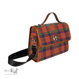 Scottish Canvas Bag Nicolson Ancient Clan Tartan Waterproof Canvas Bag - Classic Scottish Plaid Tartan Plaid