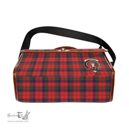 Scottish Canvas Bag Robertson (Clan Donnachaidh) Clan Clan Tartan Waterproof Canvas Bag - Crest Classic Scottish Plaid Tartan Plaid