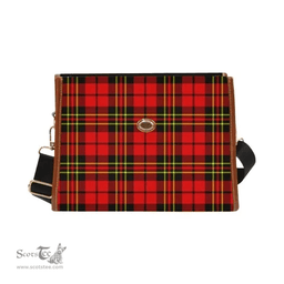 Scottish Canvas Bag Brodie Modern Clan Tartan Waterproof Canvas Bag - Classic Scottish Plaid Tartan Plaid