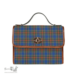 Scottish Canvas Bag MacBeth Ancient Clan Tartan Waterproof Canvas Bag - Classic Scottish Plaid Tartan Plaid