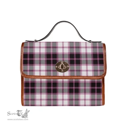 Scottish Canvas Bag MacPherson Hunting Modern Clan Tartan Waterproof Canvas Bag - Classic Scottish Plaid Tartan Plaid