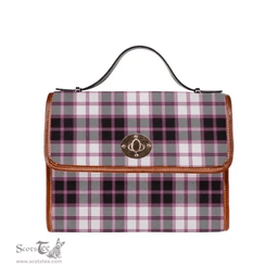 Scottish Canvas Bag MacPherson Hunting Modern Clan Tartan Waterproof Canvas Bag - Classic Scottish Plaid Tartan Plaid