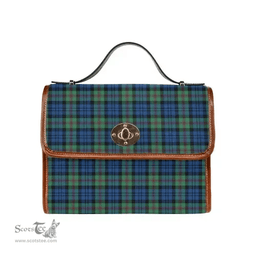 Scottish Canvas Bag Baird Ancient Clan Tartan Waterproof Canvas Bag - Classic Scottish Plaid Tartan Plaid