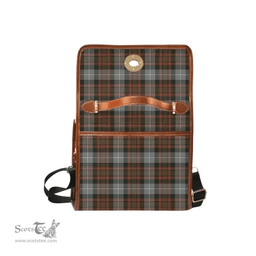Scottish Canvas Bag MacRae Hunting Weathered Clan Tartan Waterproof Canvas Bag - Classic Scottish Plaid Tartan Plaid