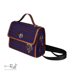 Scottish Canvas Bag Wedderburn Clan Clan Tartan Waterproof Canvas Bag - Crest Classic Scottish Plaid Tartan Plaid