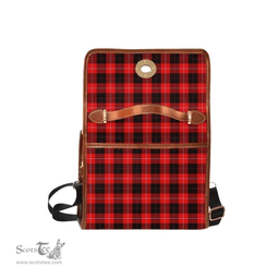 Scottish Canvas Bag Cunningham Clan Clan Tartan Waterproof Canvas Bag - Crest Classic Scottish Plaid Tartan Plaid
