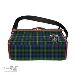 Scottish Canvas Bag Kirkpatrick Clan Clan Tartan Waterproof Canvas Bag - Crest Classic Scottish Plaid Tartan Plaid