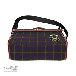 Scottish Canvas Bag Durie Clan Clan Tartan Waterproof Canvas Bag - Crest Classic Scottish Plaid Tartan Plaid