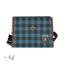 Scottish Canvas Bag Garden Clan Clan Tartan Waterproof Canvas Bag - Crest Classic Scottish Plaid Tartan Plaid