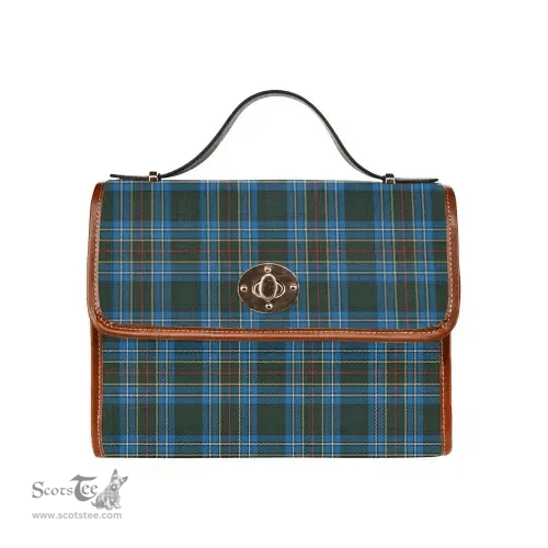 Scottish Canvas Bag Cockburn Modern Clan Tartan Waterproof Canvas Bag - Classic Scottish Plaid Tartan Plaid
