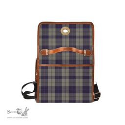 Scottish Canvas Bag Cunningham Dress Blue Dancers Clan Tartan Waterproof Canvas Bag - Classic Scottish Plaid Tartan Plaid