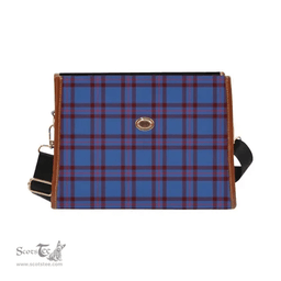 Scottish Canvas Bag Elliot Modern Clan Tartan Waterproof Canvas Bag - Classic Scottish Plaid Tartan Plaid
