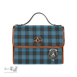 Scottish Canvas Bag Garden Clan Clan Tartan Waterproof Canvas Bag - Crest Classic Scottish Plaid Tartan Plaid