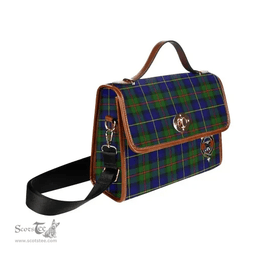 Scottish Canvas Bag MacLeod Clan Clan Tartan Waterproof Canvas Bag - Crest Classic Scottish Plaid Tartan Plaid