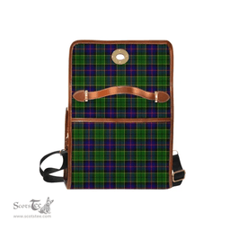 Scottish Canvas Bag Forsyth Modern Clan Tartan Waterproof Canvas Bag - Classic Scottish Plaid Tartan Plaid