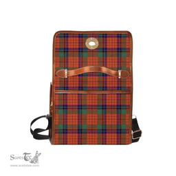 Scottish Canvas Bag Nicolson Ancient Clan Tartan Waterproof Canvas Bag - Classic Scottish Plaid Tartan Plaid