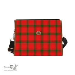 Scottish Canvas Bag MacDonald of Sleat Clan Tartan Waterproof Canvas Bag - Classic Scottish Plaid Tartan Plaid