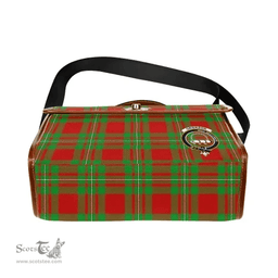 Scottish Canvas Bag Grierson Clan Clan Tartan Waterproof Canvas Bag - Crest Classic Scottish Plaid Tartan Plaid