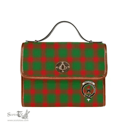 Scottish Canvas Bag Middleton Clan Clan Tartan Waterproof Canvas Bag - Crest Classic Scottish Plaid Tartan Plaid