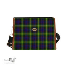 Scottish Canvas Bag Watson Modern Clan Tartan Waterproof Canvas Bag - Classic Scottish Plaid Tartan Plaid