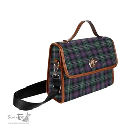Scottish Canvas Bag Rose Hunting Modern Clan Tartan Waterproof Canvas Bag - Classic Scottish Plaid Tartan Plaid
