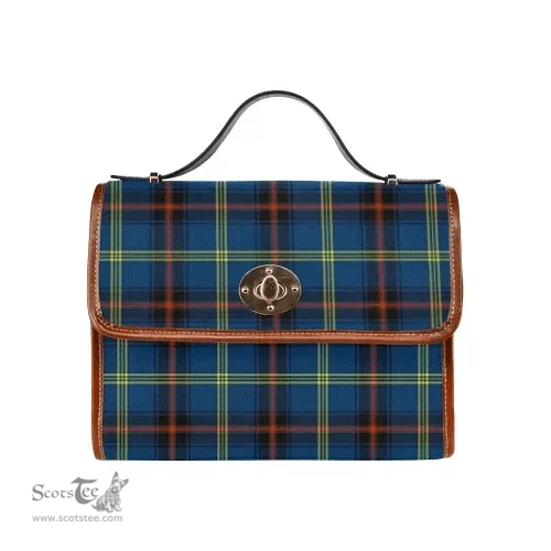 Scottish Canvas Bag Grewar Clan Tartan Waterproof Canvas Bag - Classic Scottish Plaid Tartan Plaid