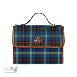 Scottish Canvas Bag Grewar Clan Tartan Waterproof Canvas Bag - Classic Scottish Plaid Tartan Plaid