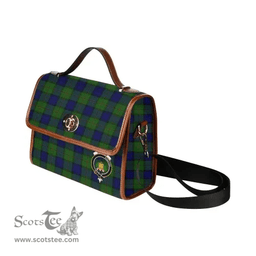 Scottish Canvas Bag Dundas Clan Clan Tartan Waterproof Canvas Bag - Crest Classic Scottish Plaid Tartan Plaid