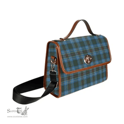 Scottish Canvas Bag Cockburn Modern Clan Tartan Waterproof Canvas Bag - Classic Scottish Plaid Tartan Plaid