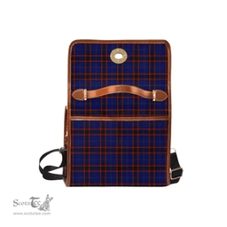 Scottish Canvas Bag Wedderburn Clan Clan Tartan Waterproof Canvas Bag - Crest Classic Scottish Plaid Tartan Plaid